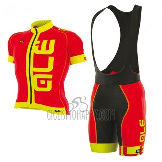ALE Graphics Prr Arcobaleno Cycling Jersey Bib Short 2017 Men Short Sleeve Red