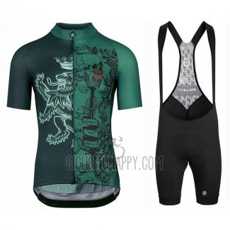 Assos Fastlane Wyndymilla Cycling Jersey Bib Short 2020 Men Short Sleeve Green