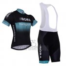 Bora Cycling Jersey Bib Short 2017 Short Sleeve Black