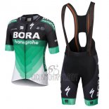 Bora Cycling Jersey Bib Short 2018 Short Sleeve Green
