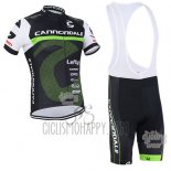 Cannondale Cycling Jersey Bib Short 2016 Men Short Sleeve Green and Black