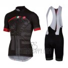 Castelli Cycling Jersey Bib Short 2016 Men Short Sleeve Red Black