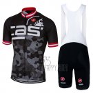 Castelli Cycling Jersey Bib Short 2017 Men Short Sleeve Bright Black