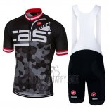 Castelli Cycling Jersey Bib Short 2017 Men Short Sleeve Bright Black