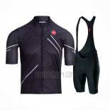 Castelli Cycling Jersey Bib Short 2021 Men Short Sleeve Black White