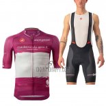Giro d'Italia Cycling Jersey Bib Short 2023 Men Short Sleeve Purple