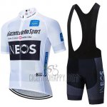 INEOS Cycling Jersey Bib Short 2020 Short Sleeve White Black