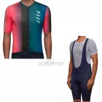 Maap Cortina Cycling Jersey Bib Short 2019 Men Short Sleeve Red Green Blue