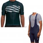 Maap Flag Cycling Jersey Bib Short 2019 Men Short Sleeve Green White Black