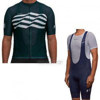 Maap Flag Cycling Jersey Bib Short 2019 Men Short Sleeve Green White Black