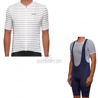 Maap Movement Cycling Jersey Bib Short 2019 Men Short Sleeve White