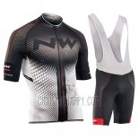 Northwave Cycling Jersey Bib Short 2018 Men Short Sleeve Black and White