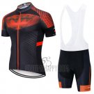Northwave Cycling Jersey Bib Short 2020 Men Short Sleeve Black Orange