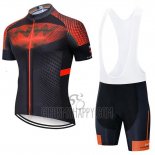 Northwave Cycling Jersey Bib Short 2020 Men Short Sleeve Black Orange