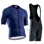 Northwave Cycling Jersey Bib Short 2021 Men Short Sleeve Blue