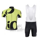 Pearl Izumi Cycling Jersey Bib Short 2015 Men Short Sleeve Black and Green