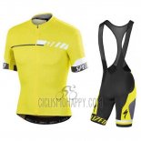 Specialized Cycling Jersey Bib Short 2015 Men Short Sleeve Bright Yellow