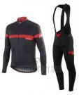Specialized Cycling Jersey Bib Tight 2016 Men Long Sleeve Ml Red and Black