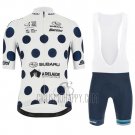 Tour Down Under Cycling Jersey Bib Short 2019 Men Short Sleeve Blue White