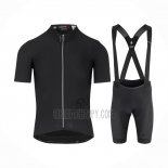 Assos Cycling Jersey Bib Short 2021 Men Short Sleeve Black