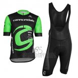 Cannondale Factory Rancing Cycling Jersey Bib Short 2018 Men Short Sleeve Green and Black