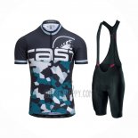 Castelli Cycling Jersey Bib Short 2021 Men Short Sleeve Blue Gray