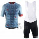 Craft Cycling Jersey Bib Short 2017 Men Short Sleeve Monuments Gray