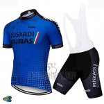 Euskadi Murias Cycling Jersey Bib Short 2019 Men Short Sleeve Blue