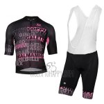 Giordana Cycling Jersey Bib Short 2017 Men Short Sleeve Black