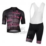 Giordana Cycling Jersey Bib Short 2017 Men Short Sleeve Black