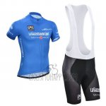 Giro D'italy Cycling Jersey Bib Short 2014 Men Short Sleeve Blue
