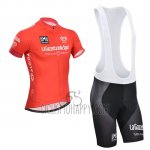 Giro D'italy Cycling Jersey Bib Short 2014 Men Short Sleeve Red