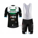 Kometa Xstra Cycling Jersey Bib Short 2020 Men Short Sleeve Black White Green