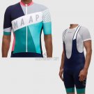 Maap Cycling Jersey Bib Short 2017 Men Short Sleeve Gray and Sky Blue