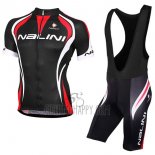 Nalini Predazzo Cycling Jersey Bib Short 2017 Men Short Sleeve Black and Red