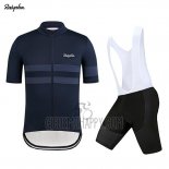 Rapha Cycling Jersey Bib Short 2019 Men Short Sleeve Dark Blue