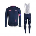 Rapha Cycling Jersey Bib Tight 2020 Men Long Sleeve Dark Blue