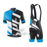 Specialized Cycling Jersey Bib Short 2016 Men Short Sleeve White and Sky Blue
