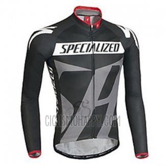 Specialized Cycling Jersey Bib Tight 2016 Men Long Sleeve Ml Black and Gray