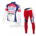 Androni Giocattoli Cycling Jersey Bib Tight 2015 Men Long Sleeve White