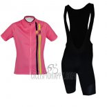 Biemme Cycling Jersey Bib Short 2017 Women Short Sleeve Pink.