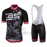 Castelli Attacco Cycling Jersey Bib Short 2017 Men Short Sleeve Black