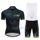 Castelli Cycling Jersey Bib Short 2018 Men Short Sleeve Dark Green