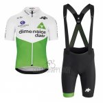 Dimension Data Cycling Jersey Bib Short 2019 Short Sleeve Green White