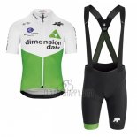Dimension Data Cycling Jersey Bib Short 2019 Short Sleeve Green White