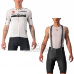 Giro D'italy Cycling Jersey Bib Short 2022 Men Short Sleeve White