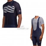 Maap Flag Cycling Jersey Bib Short 2019 Men Short Sleeve Black White Black