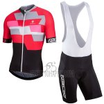 Nalini Cervino Cycling Jersey Bib Short 2017 Men Short Sleeve Red and Black