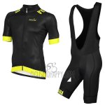 Nalini Curva Mavone Cycling Jersey Bib Short 2017 Men Short Sleeve Black