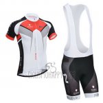 Nalini Cycling Jersey Bib Short 2014 Men Short Sleeve Red and White